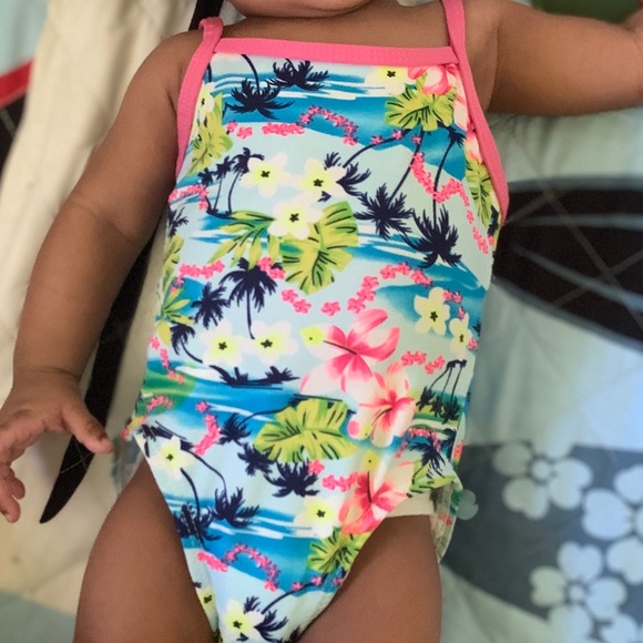 Tropical One Piece Swimsuit - Picture 5 of 6